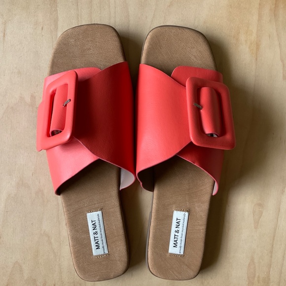 Mat & Nat CYNDIE Fleur Women's Vegan Flat Sandals - Picture 3 of 4